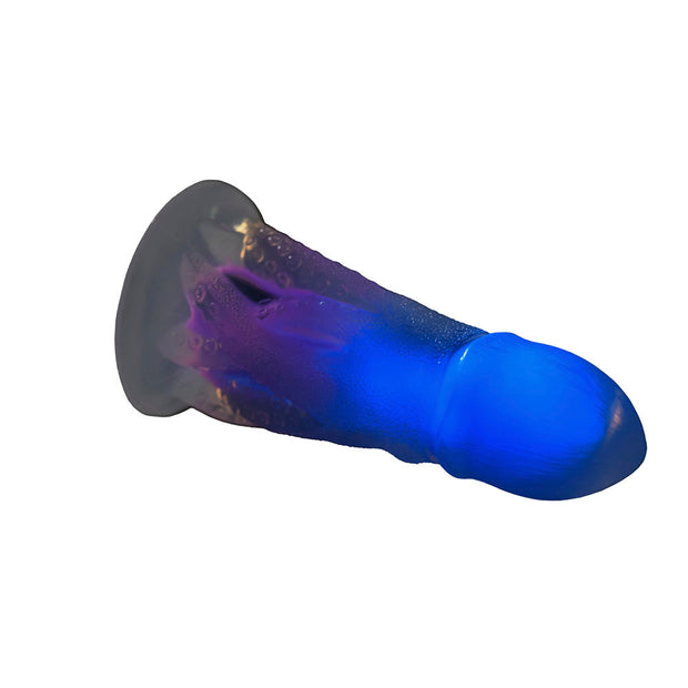 Cocktopus Deluxe Glow-in-the-Dark Vibrating Silicone Dildo w/ Remote