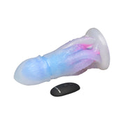 Cocktopus Deluxe Glow-in-the-Dark Vibrating Silicone Dildo w/ Remote