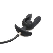 Dark Pearl Inflatable Vibrating Butt Plu