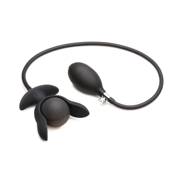 Dark Pearl Inflatable Vibrating Butt Plu