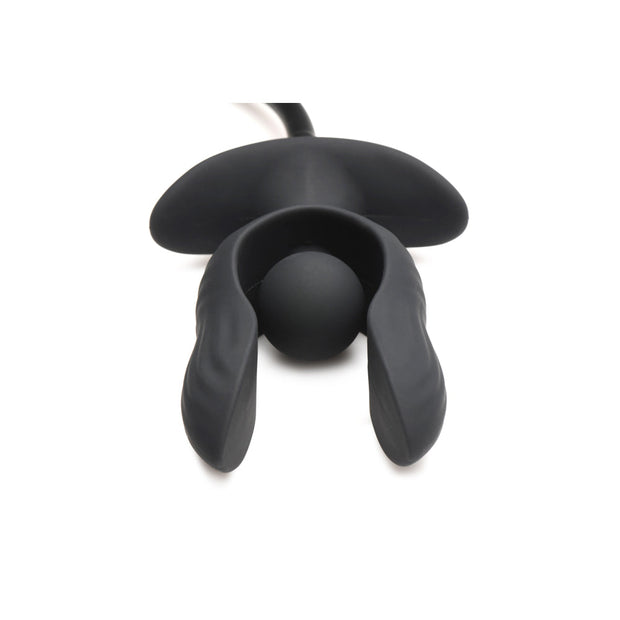 Dark Pearl Inflatable Vibrating Butt Plu