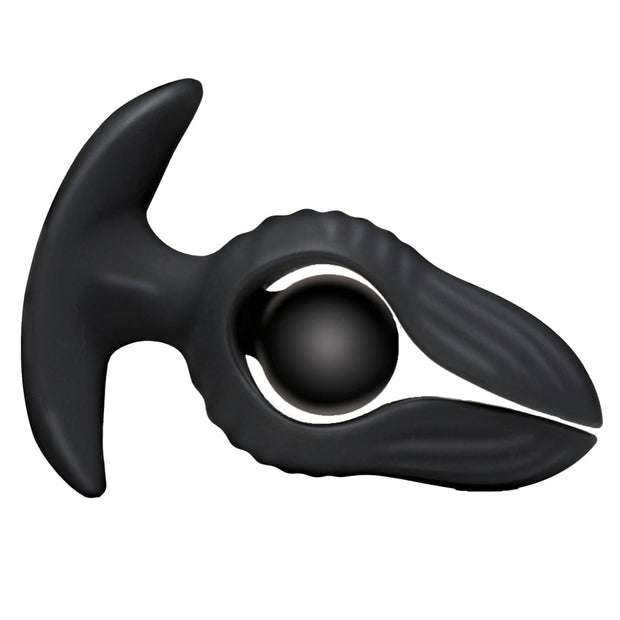 Dark Pearl Inflatable Vibrating Butt Plu