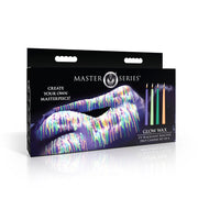 UV Blacklight Reactive Drip Candles 4pk