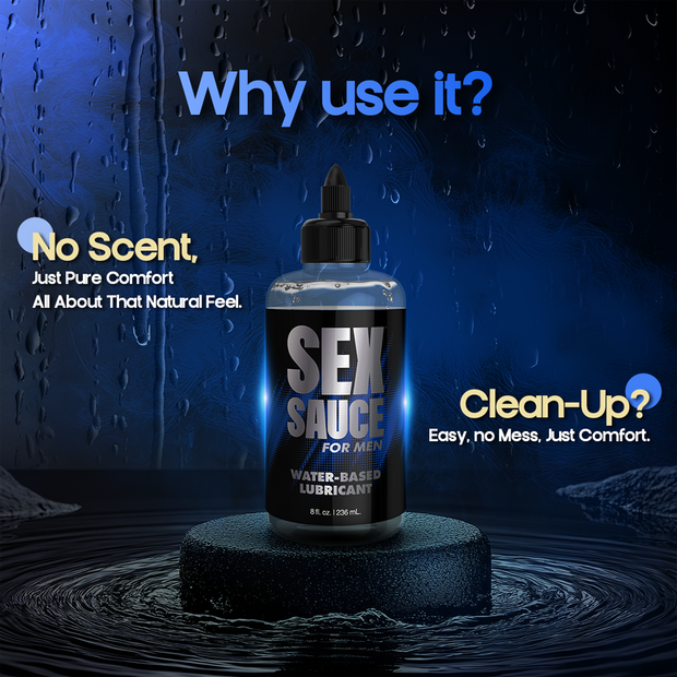 Sex Sauce for Men Water-Based Lube 8oz