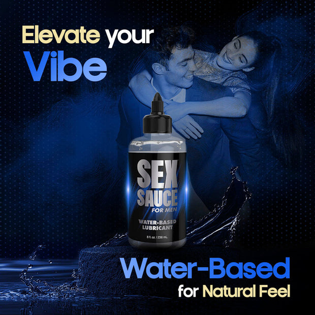 Sex Sauce for Men Water-Based Lube 8oz
