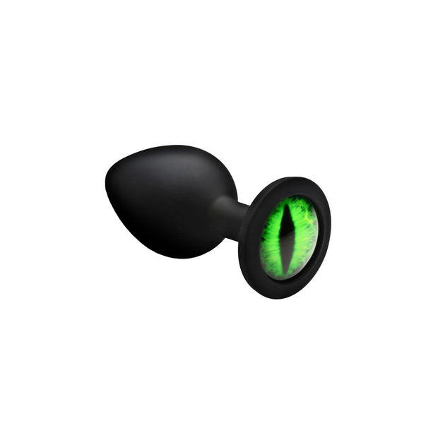 Creature Eye Green Eye Silicone Butt Plug - Medium