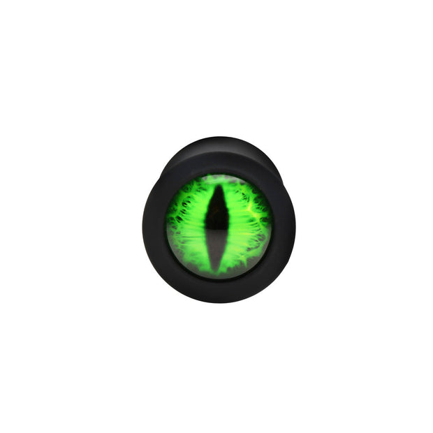 Creature Eye Green Eye Silicone Butt Plug - Medium