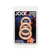 Ensemble d'anneau pénien discret en silicone JOCK Light