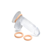Ensemble d'anneau pénien discret en silicone JOCK Light