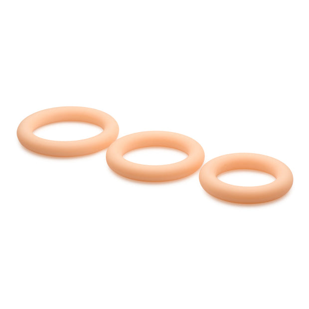 Ensemble d'anneau pénien discret en silicone JOCK Light