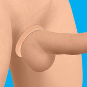 Ensemble d'anneau pénien discret en silicone JOCK Light