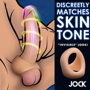 Anneau pénien et testicules en silicone JOCK - Léger