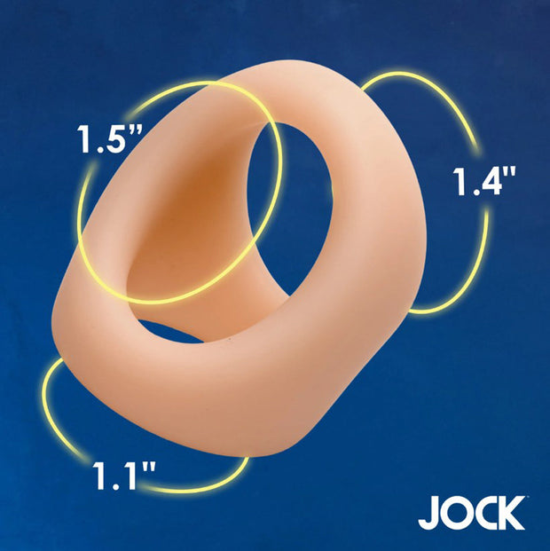 Anneau pénien et testicules en silicone JOCK - Léger