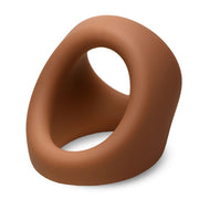 Anneau pénien et testicules en silicone JOCK - Tan