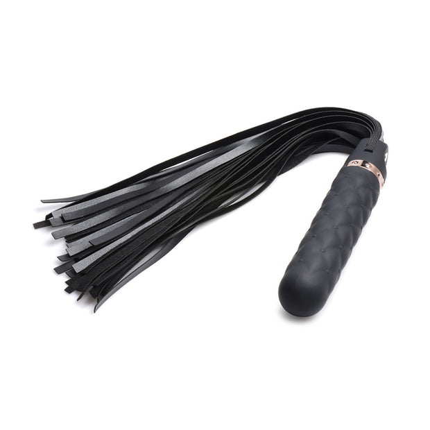 Vibra-Lasher 9X Vibrating Silicone Dildo Flogger