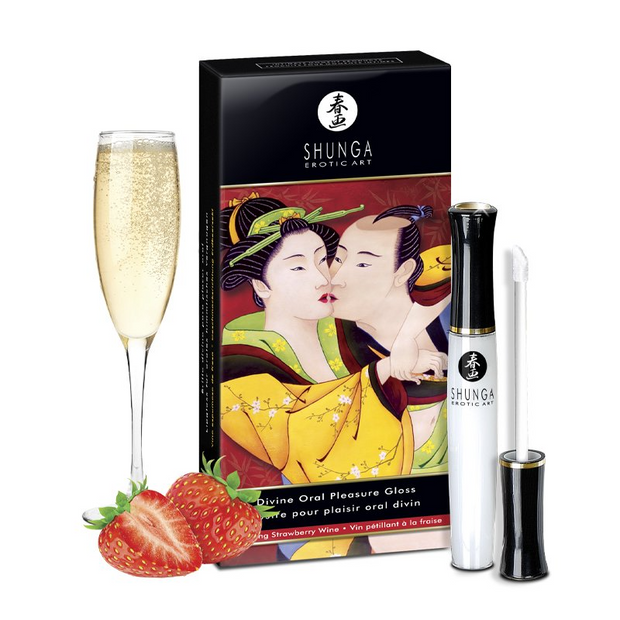 Divine Oral Pleasure Lipgloss - Sparkling Strawberry Wine