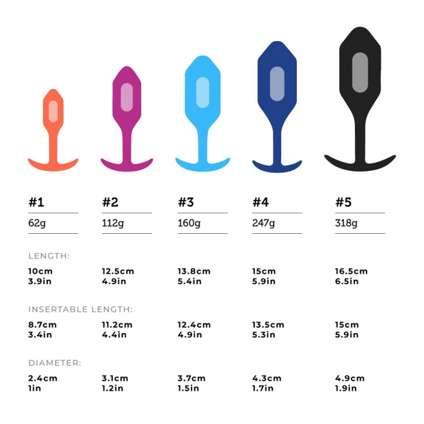 VIBRATING SNUG PLUG | L | BLUE
