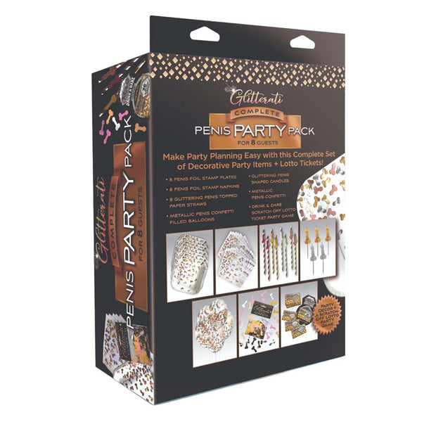 Glitterati Penis Party Pack