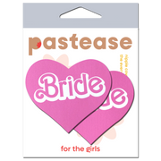 'Bride' Doll Pasties Pink Iconic Heart