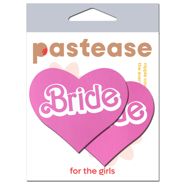 'Bride' Doll Pasties Pink Iconic Heart