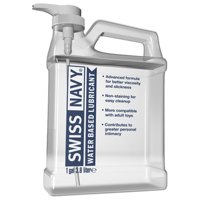 Swiss Navy Water 1 Gallon/3.8 L