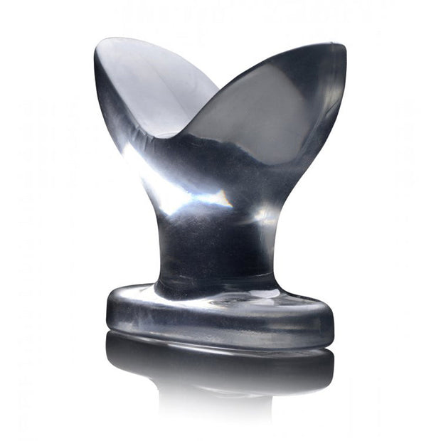 Master Series Anchored Clear Anal Plug.