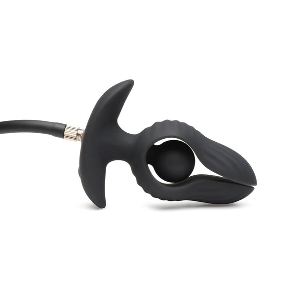 Dark Pearl Inflatable Vibrating Butt Plu